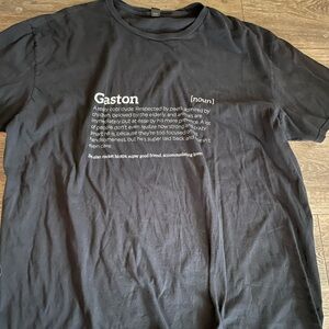 Sz XXL Black “Gaston” T-Shirt for Men
